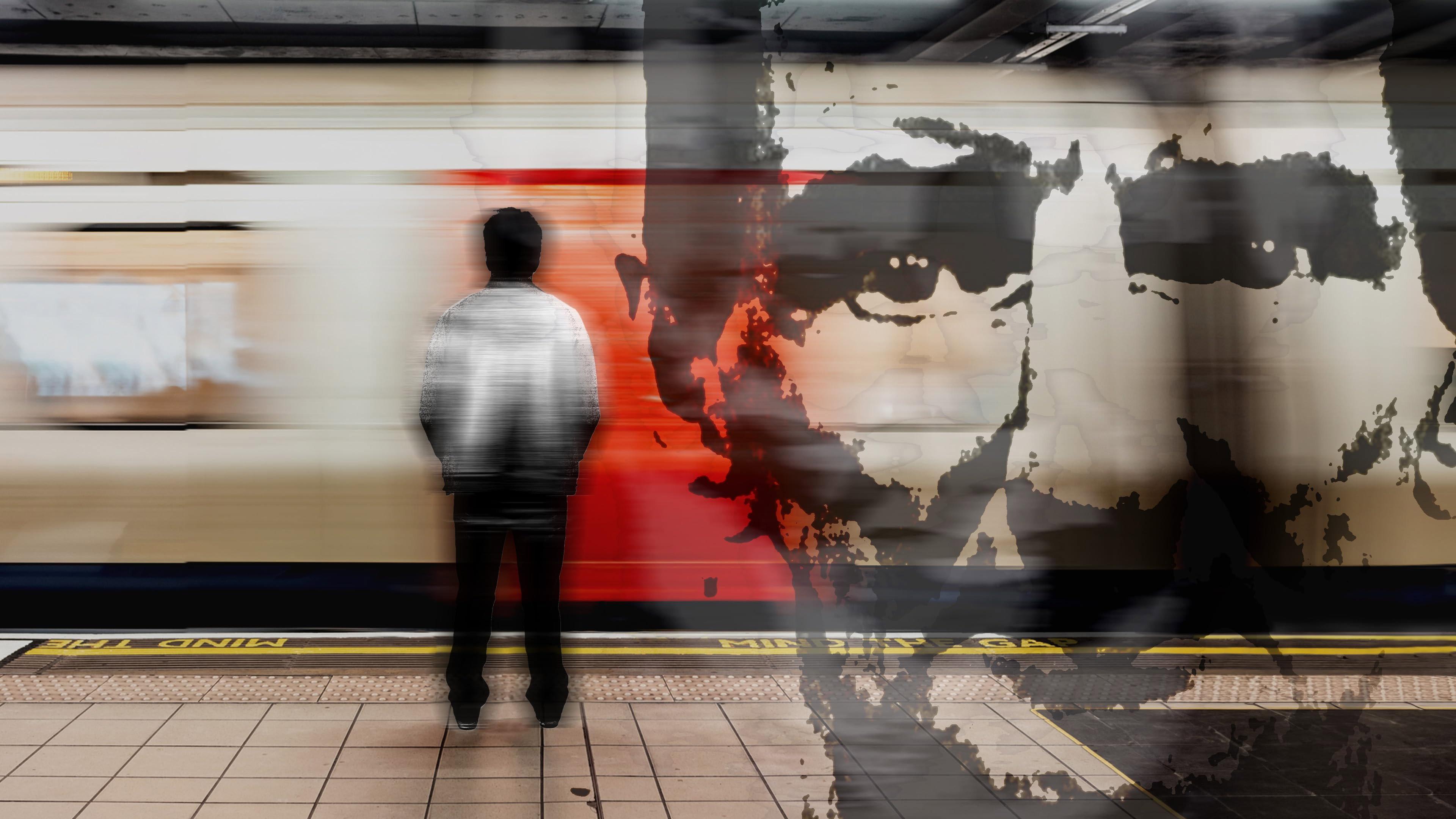 The London Underground Killer 2024 movie scene