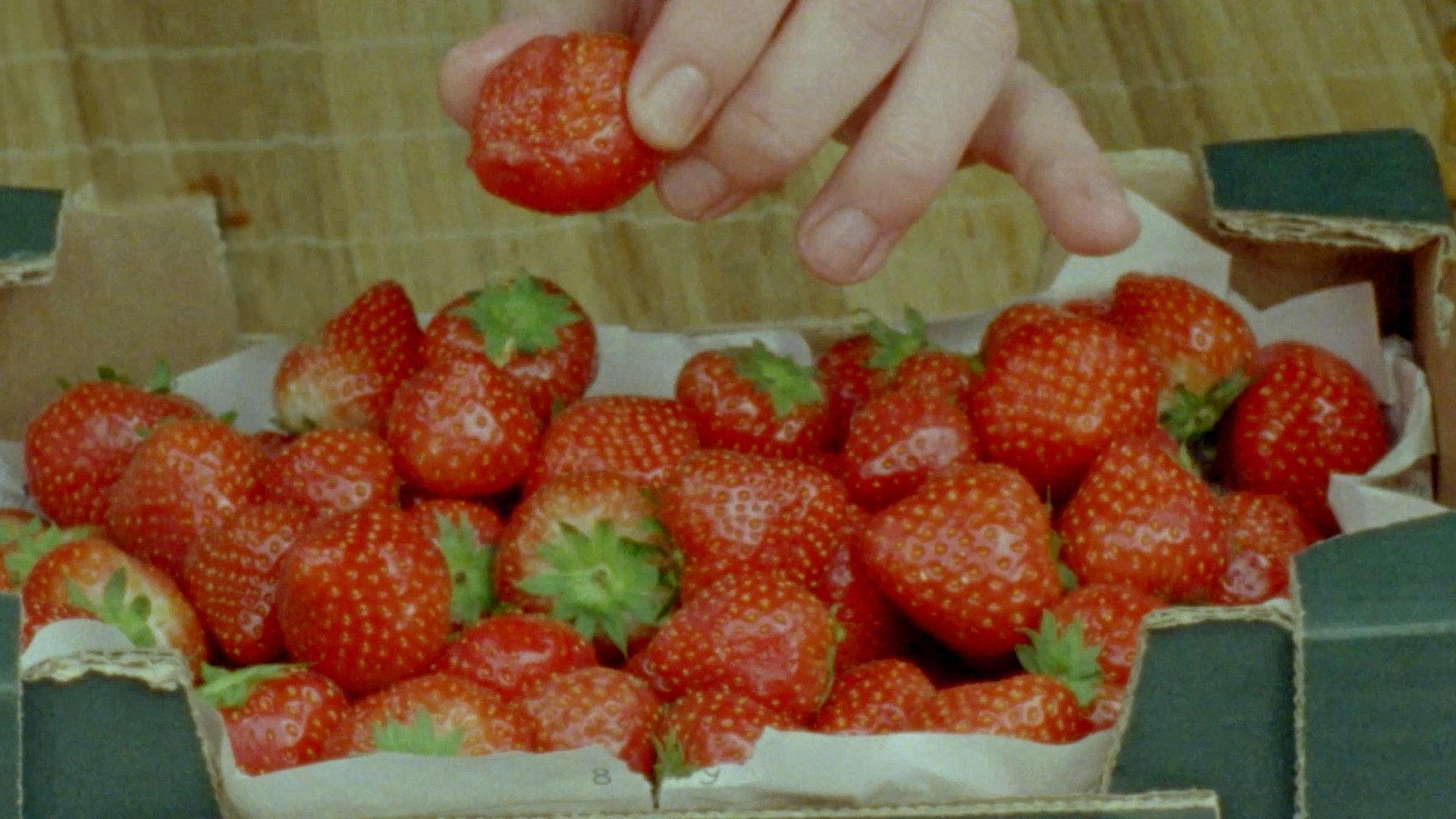Strawberries 2025 movie scene