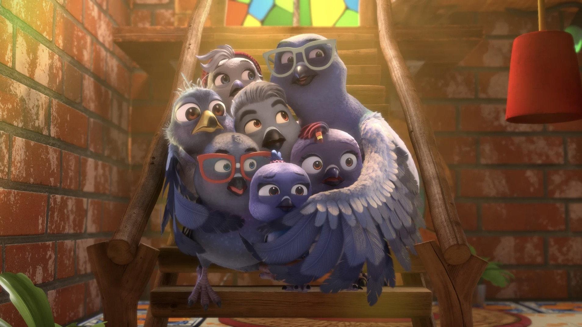 Pierre the Pigeon-Hawk 2027 movie scene