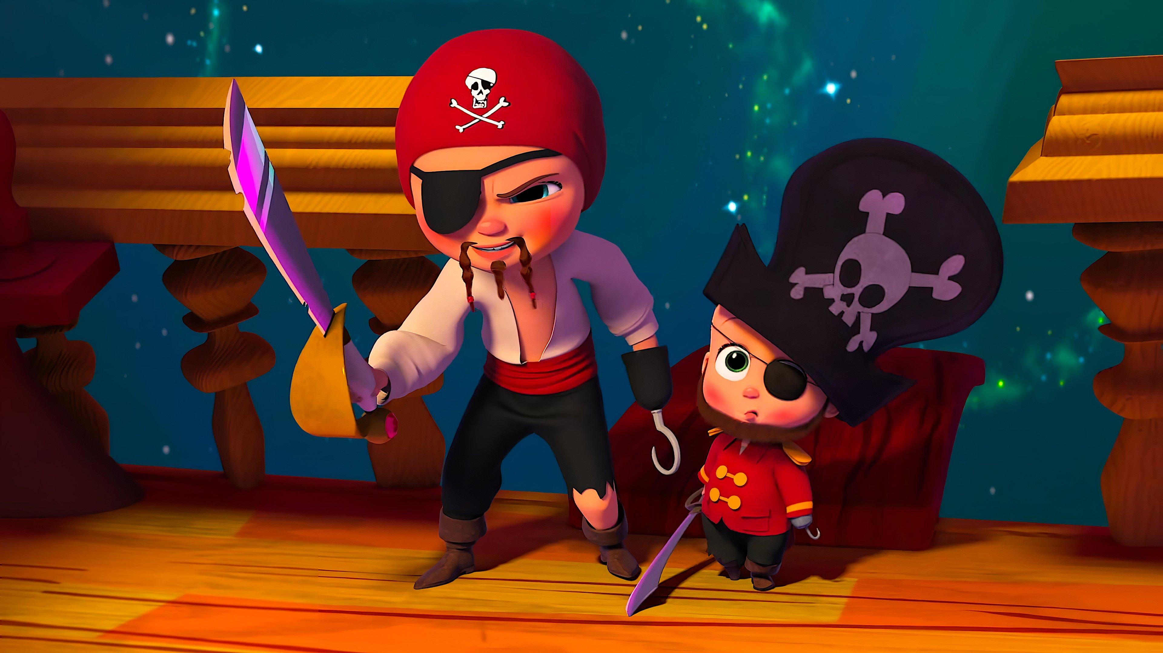The Boss Baby and Tim's Treasure Hunt Through Time 2017 movie scene