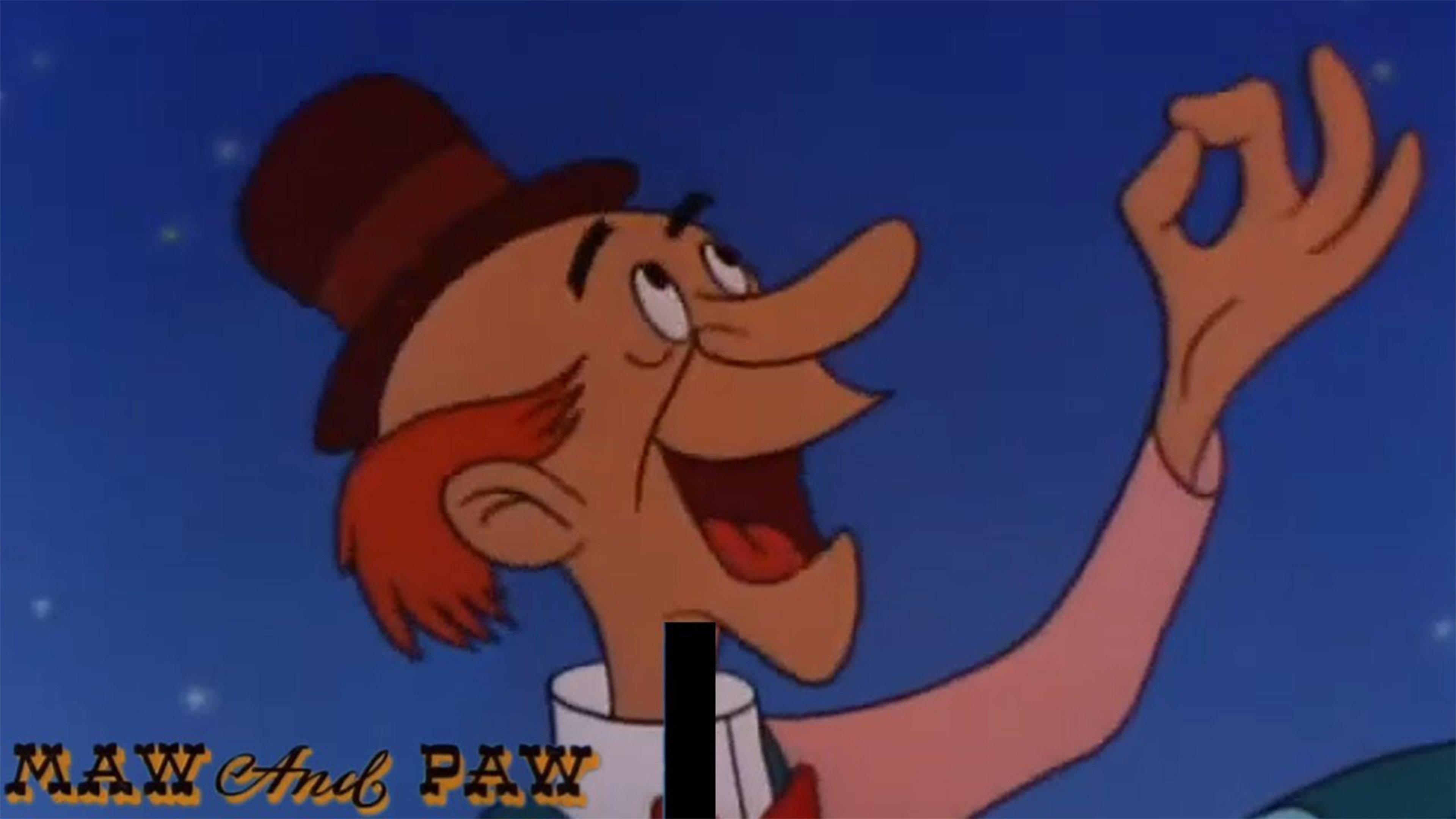 Paw's Night Out 1954 movie scene