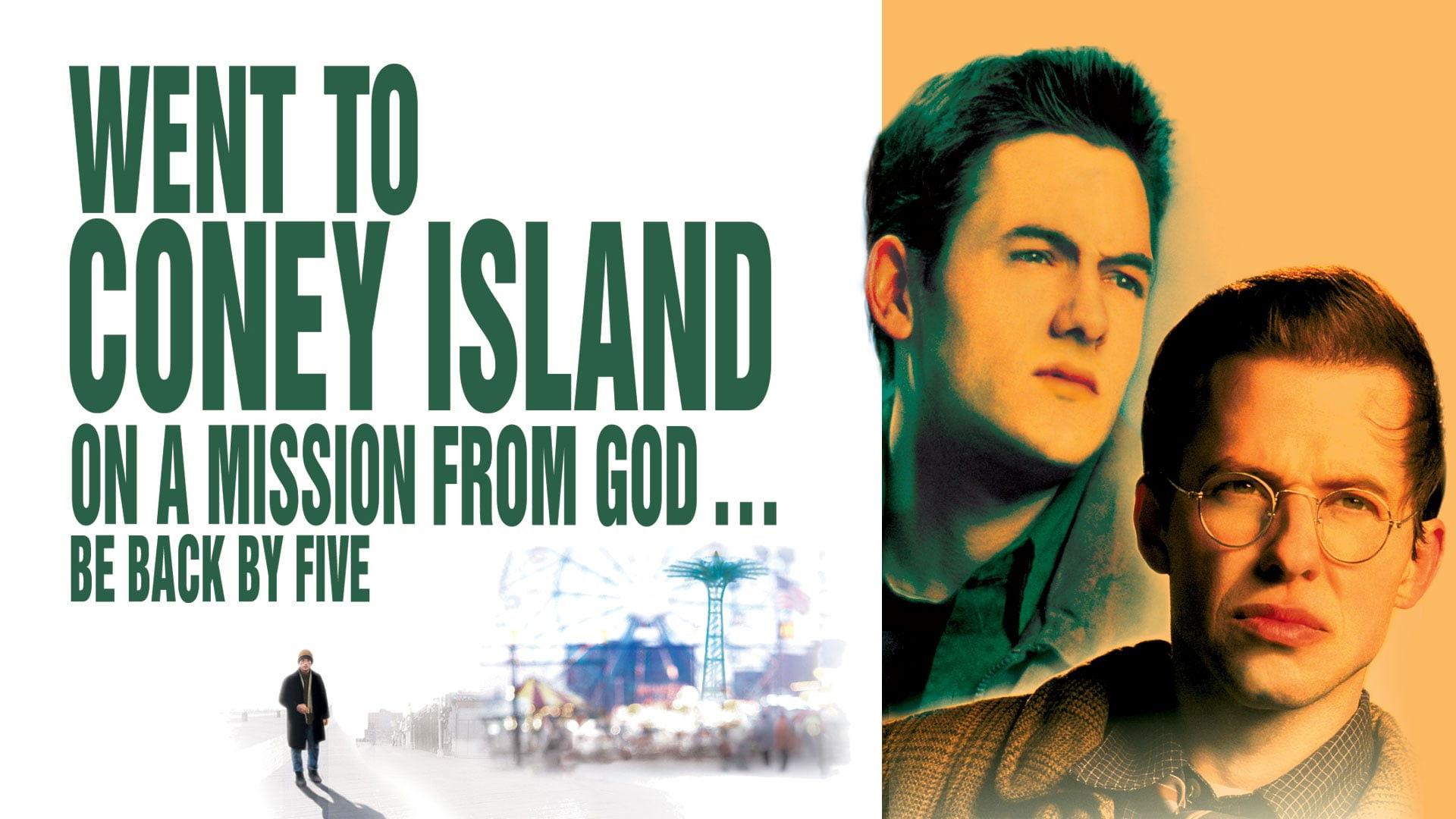 Went to Coney Island on a Mission from God... Be Back by Five 1998 movie scene