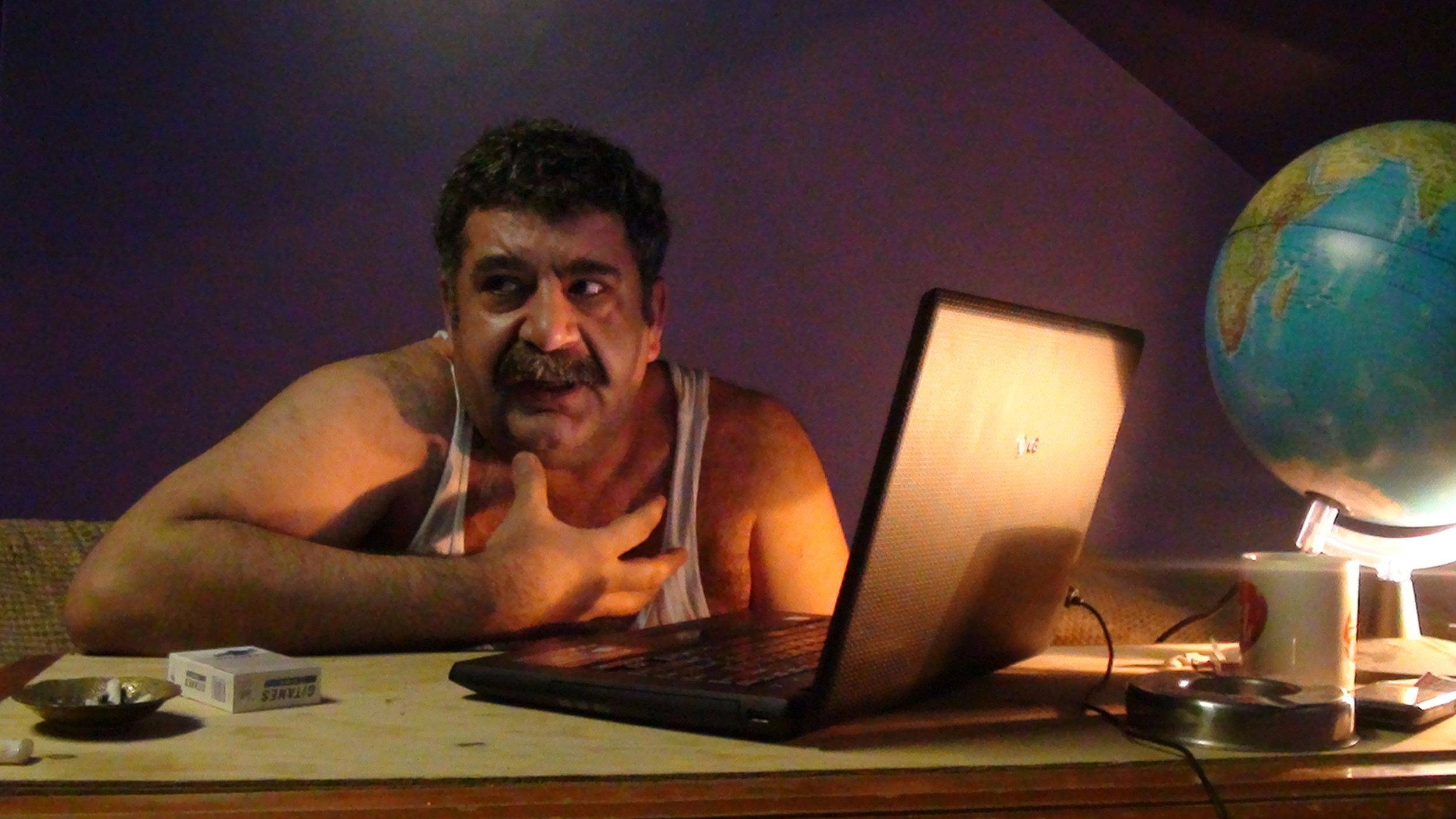 A Comedian in a Syrian Tragedy 2019 movie scene