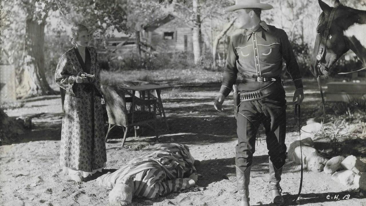 Cowboy Holiday 1934 movie scene