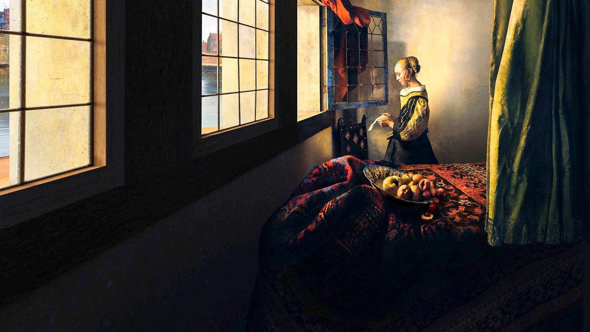 Hinter dem Vorhang: Das Geheimnis Vermeer 2021 movie scene