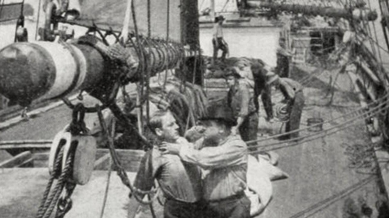 The Suburban 1915 movie scene
