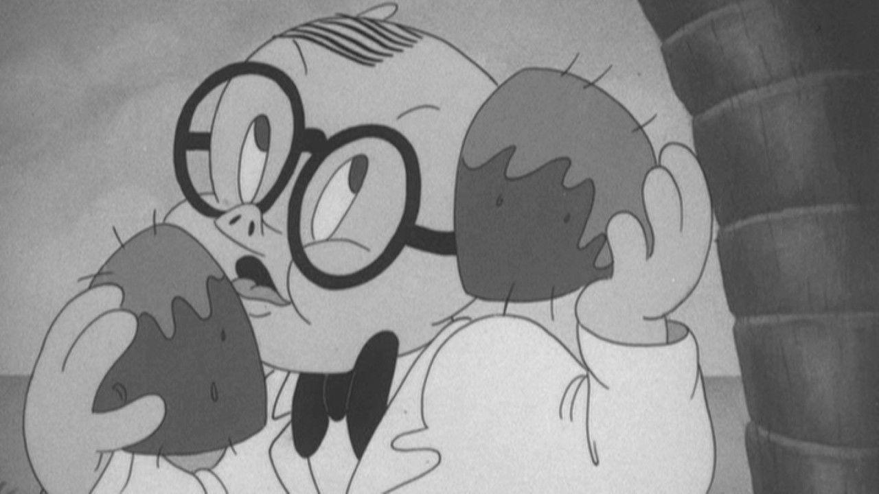 Porky's Movie Mystery 1939 movie scene