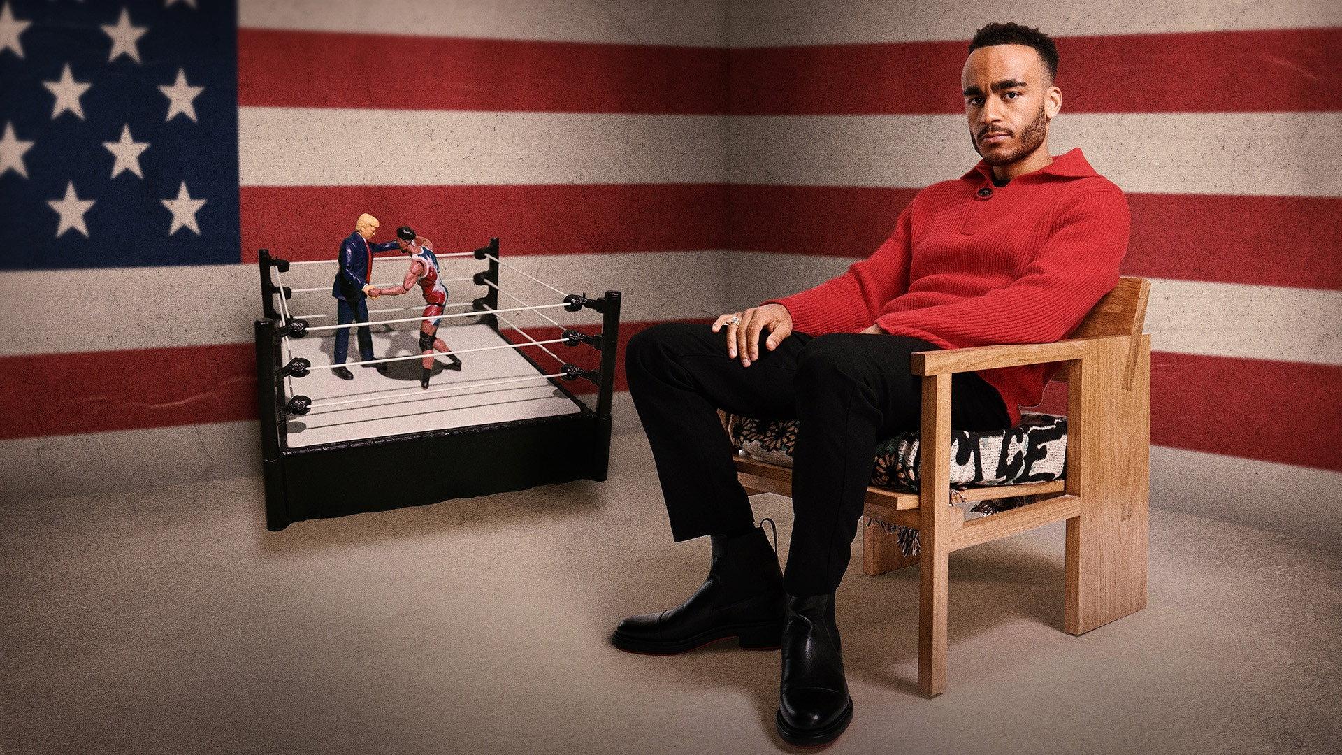 Wrestling with Trump 2026 movie scene