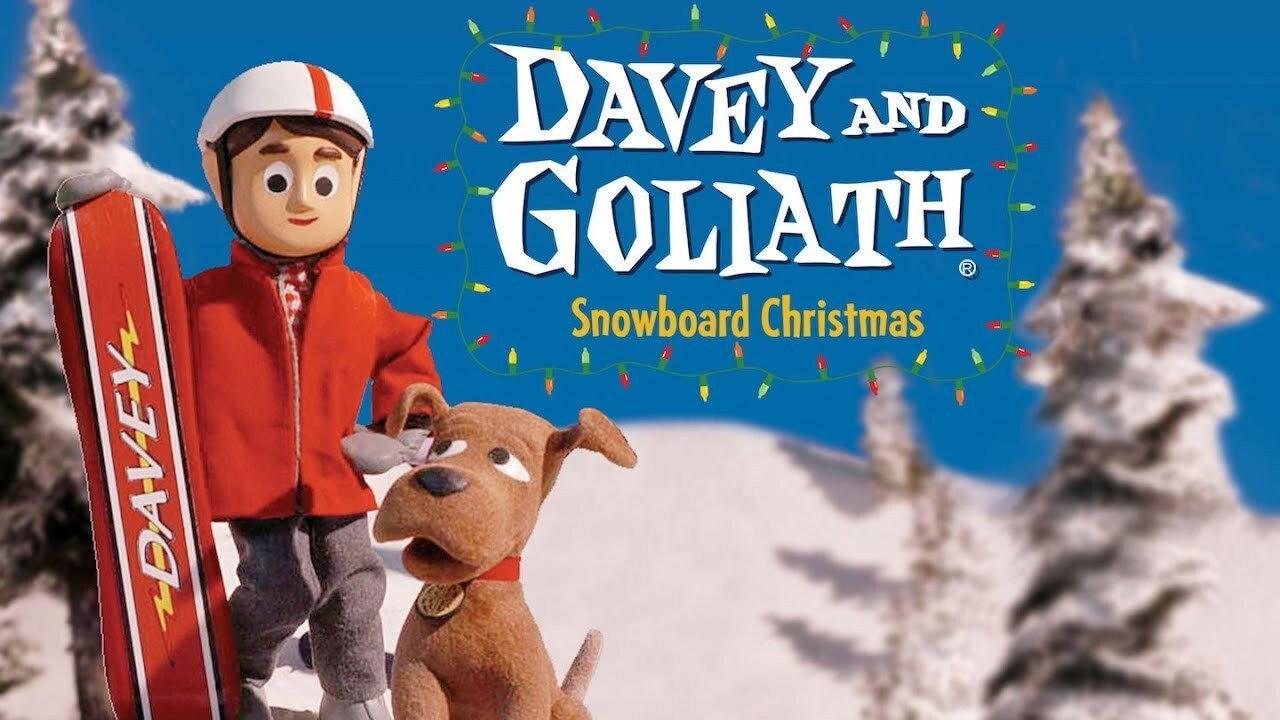 Davey and Goliath's Snowboard Christmas 2004 movie scene