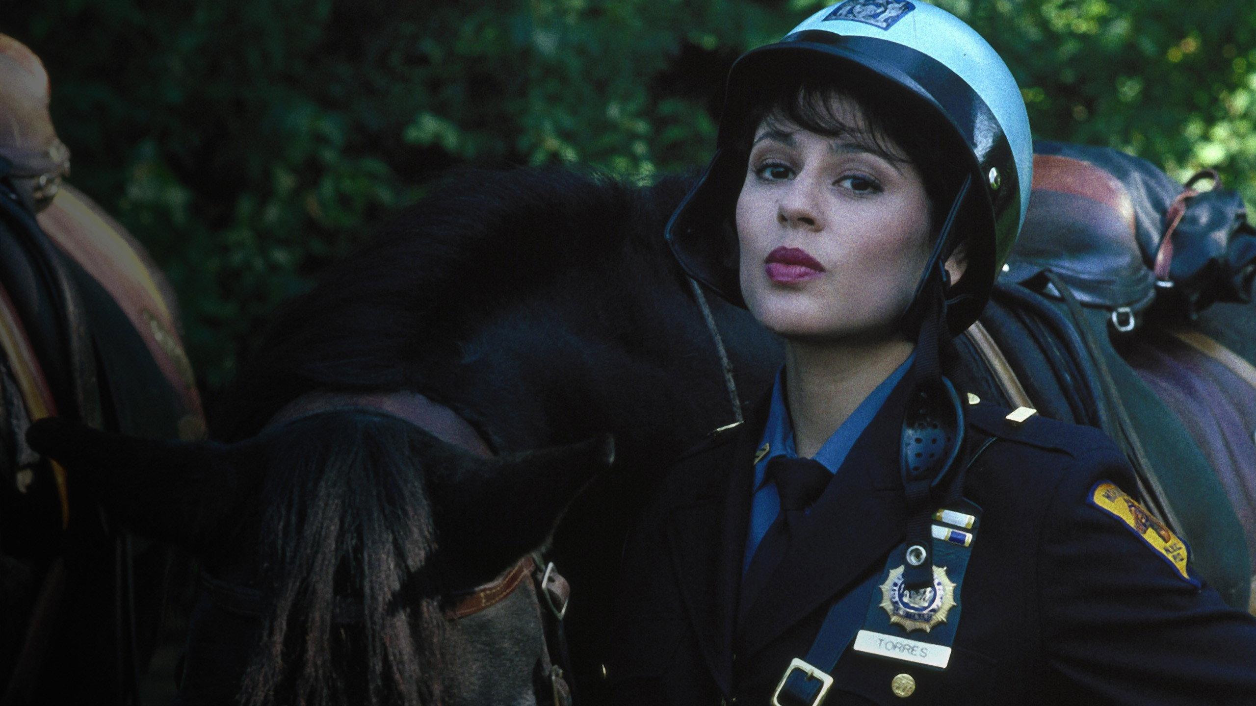 NYPD Mounted 1991 movie scene
