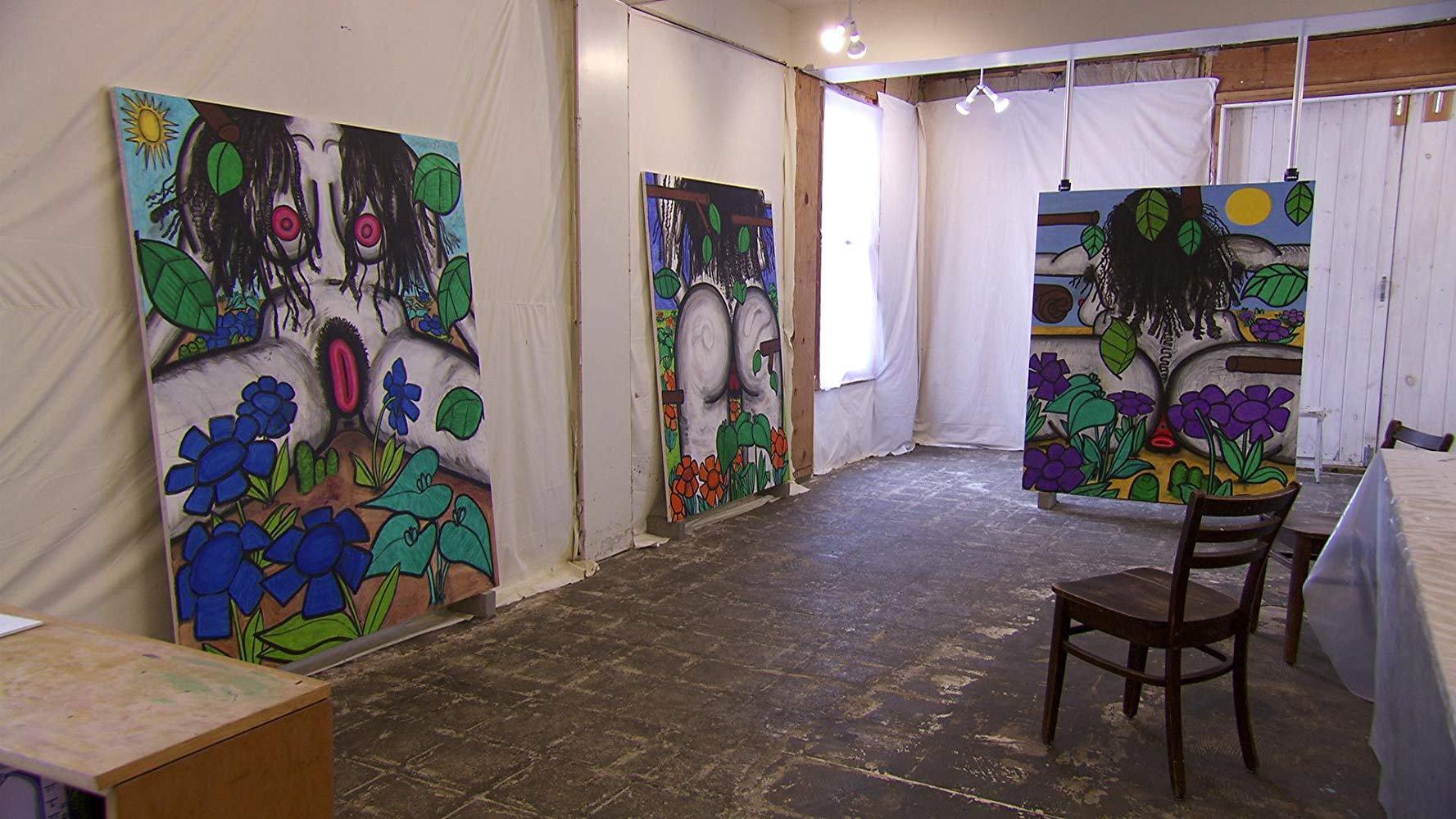 The Artist's Studio: Carroll Dunham 2014 movie scene