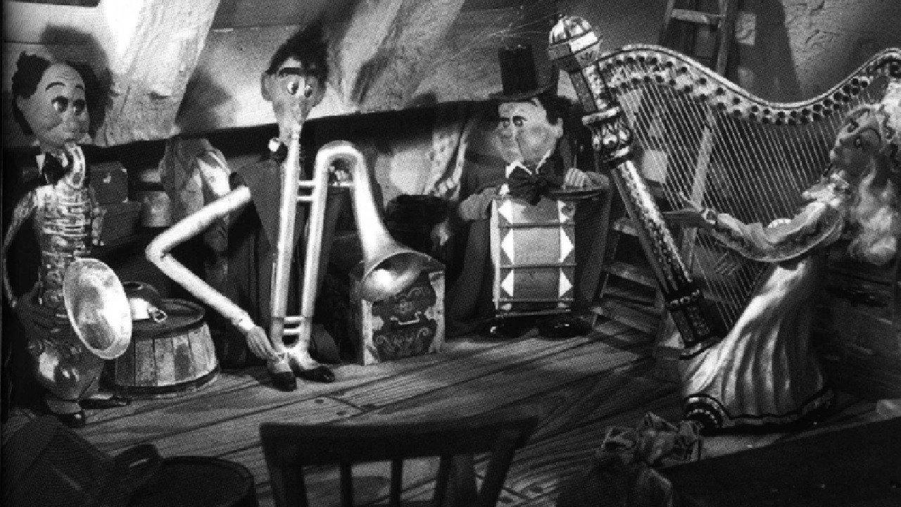 Music in the Attic 1950 movie scene
