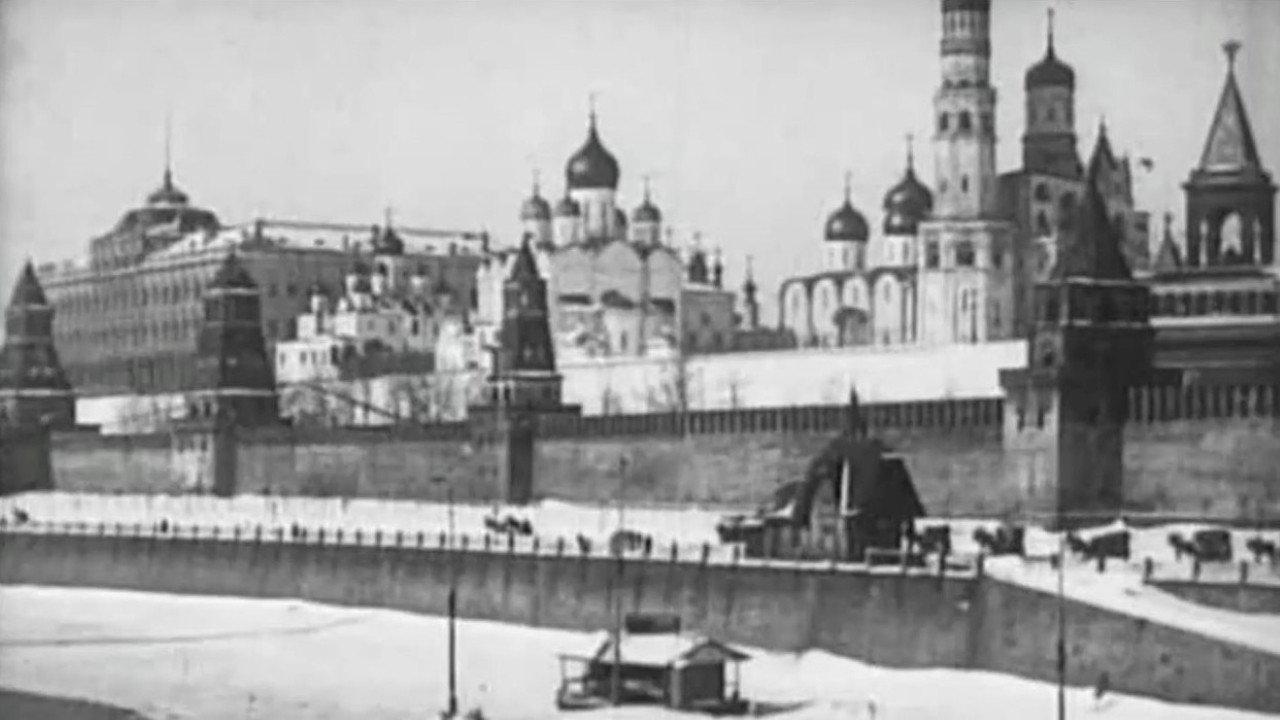 Moscow Clad in Snow 1909 movie scene
