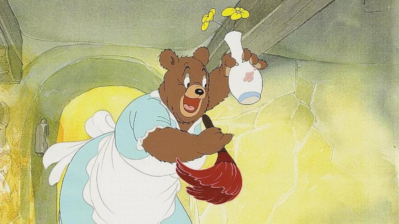 A Rainy Day with the Bear Family 1940 movie scene