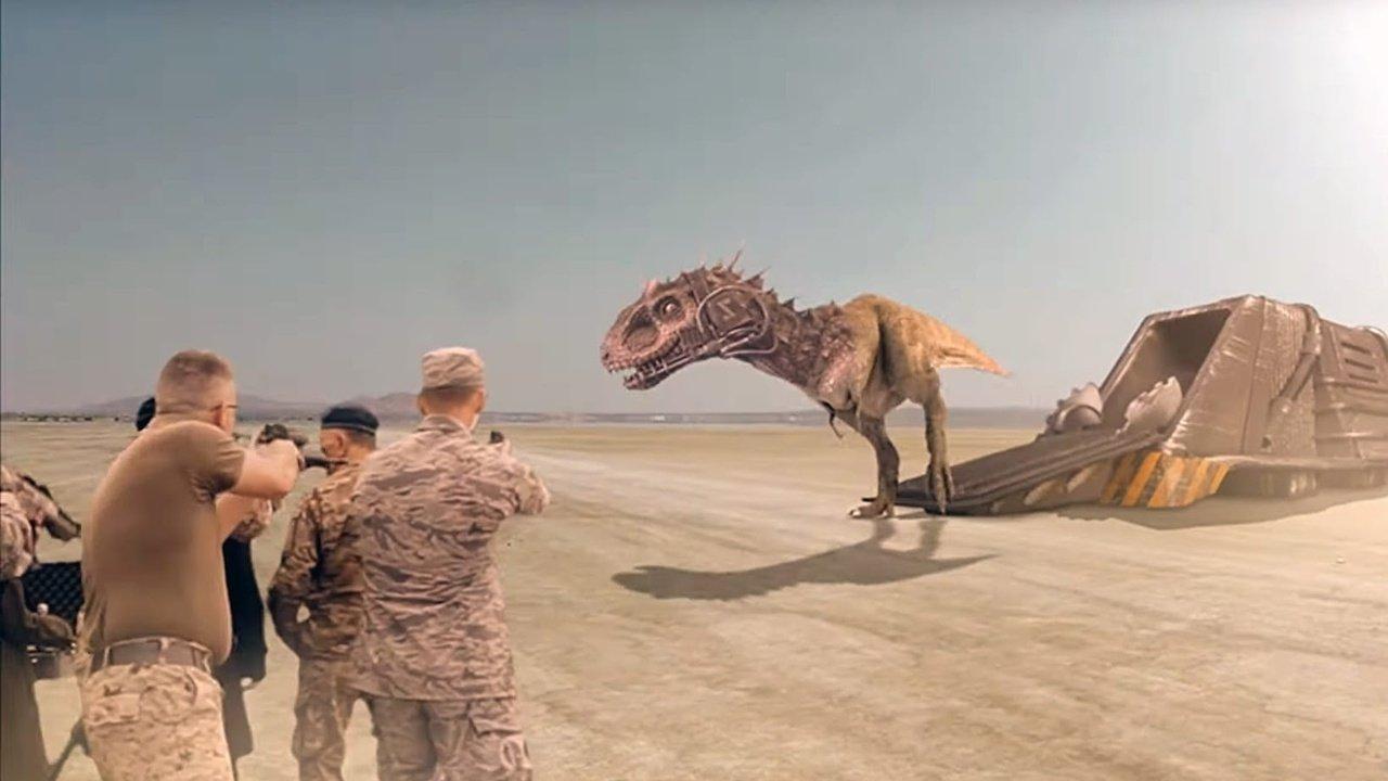 Jurassic Thunder 2019 movie scene