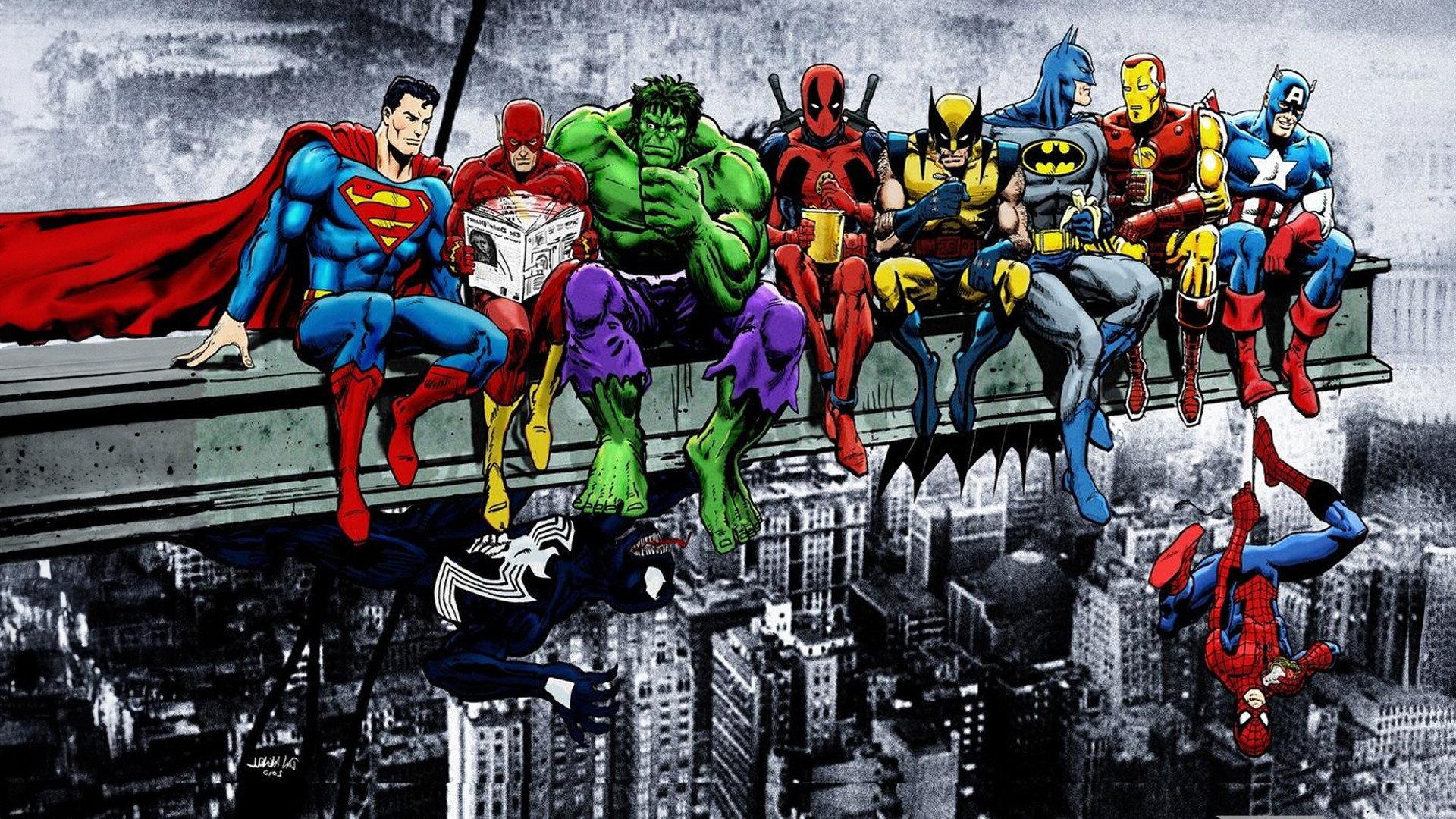 Marvel Superheroes' Guide to New York City 2004 movie scene