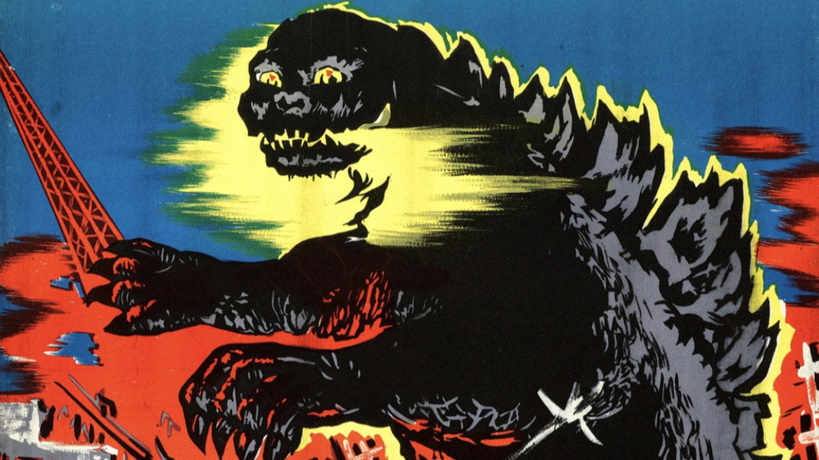 Godzilla, the Monster of the Pacific Ocean 1957 movie scene