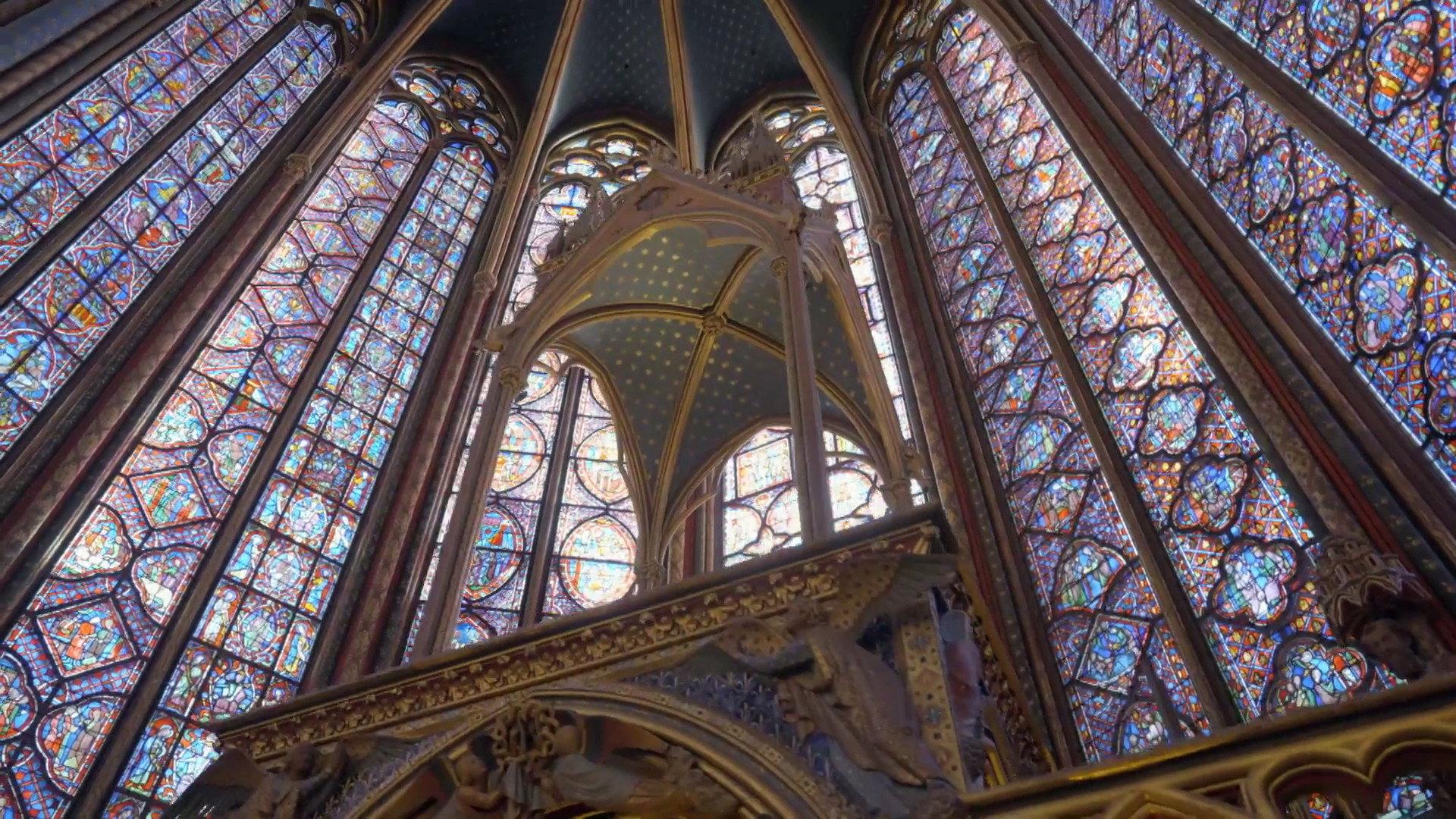 Structures of Marvel: Medieval Paris 2021 movie scene