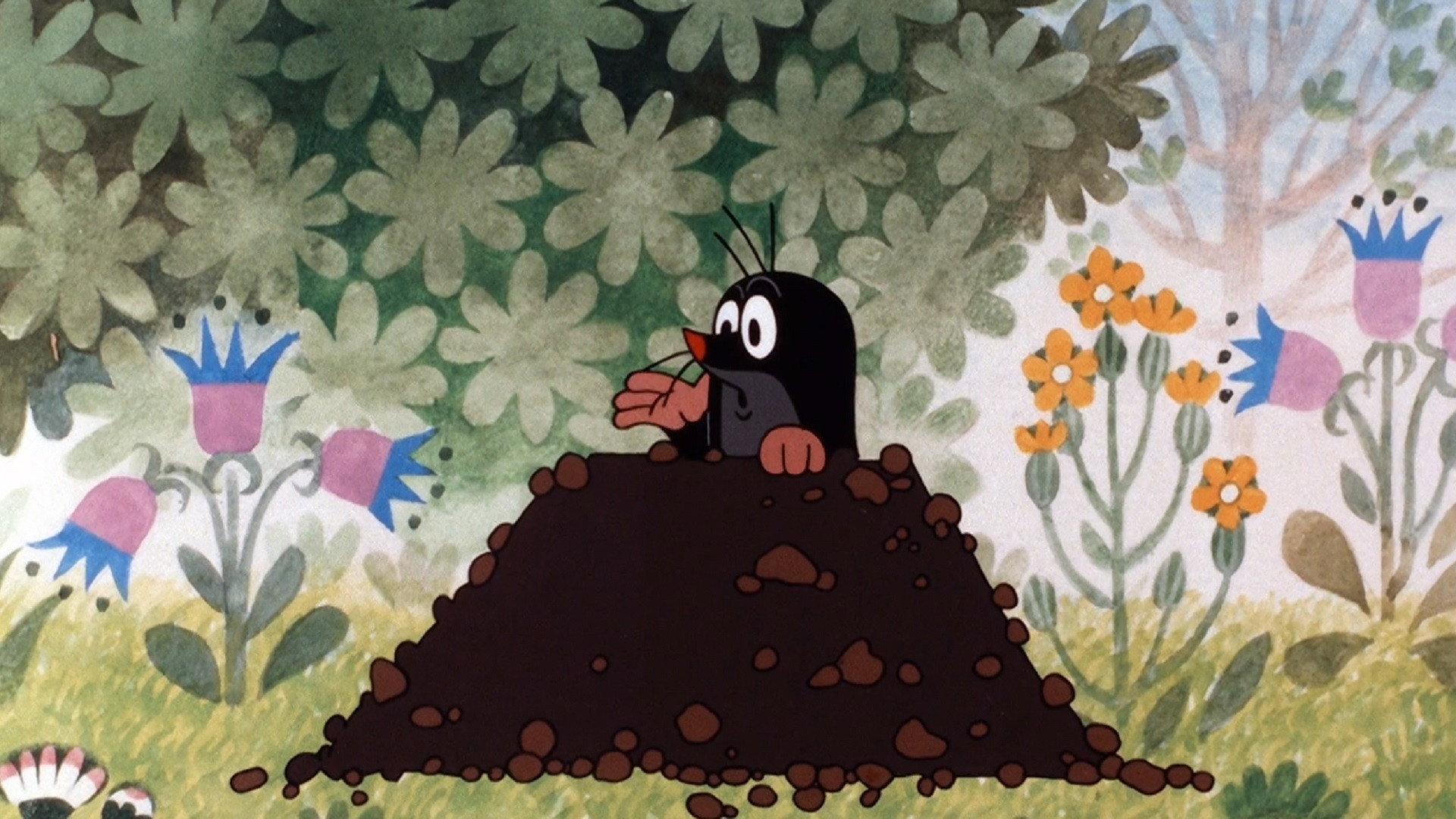 The Mole as a Gardener 1969 movie scene