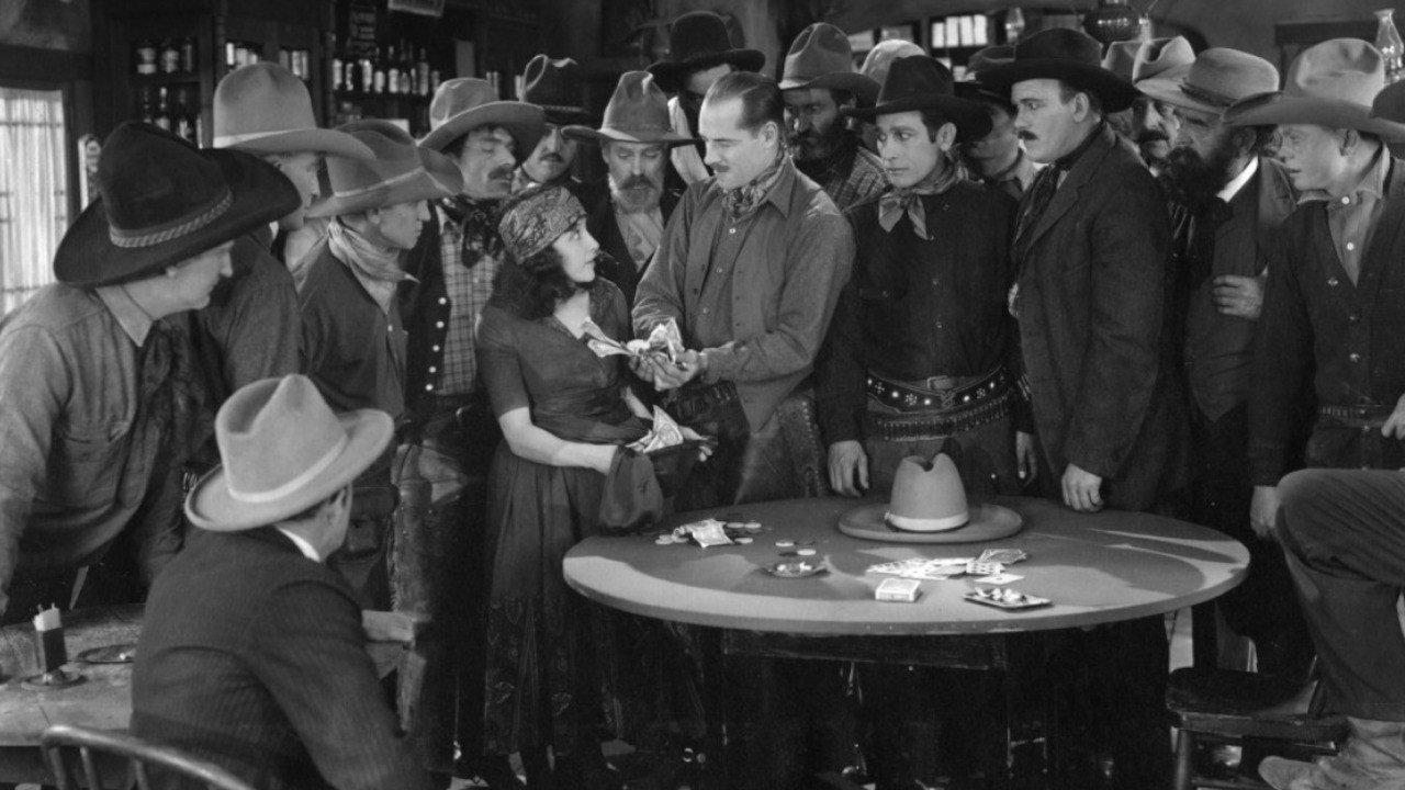 North of the Rio Grande 1922 movie scene