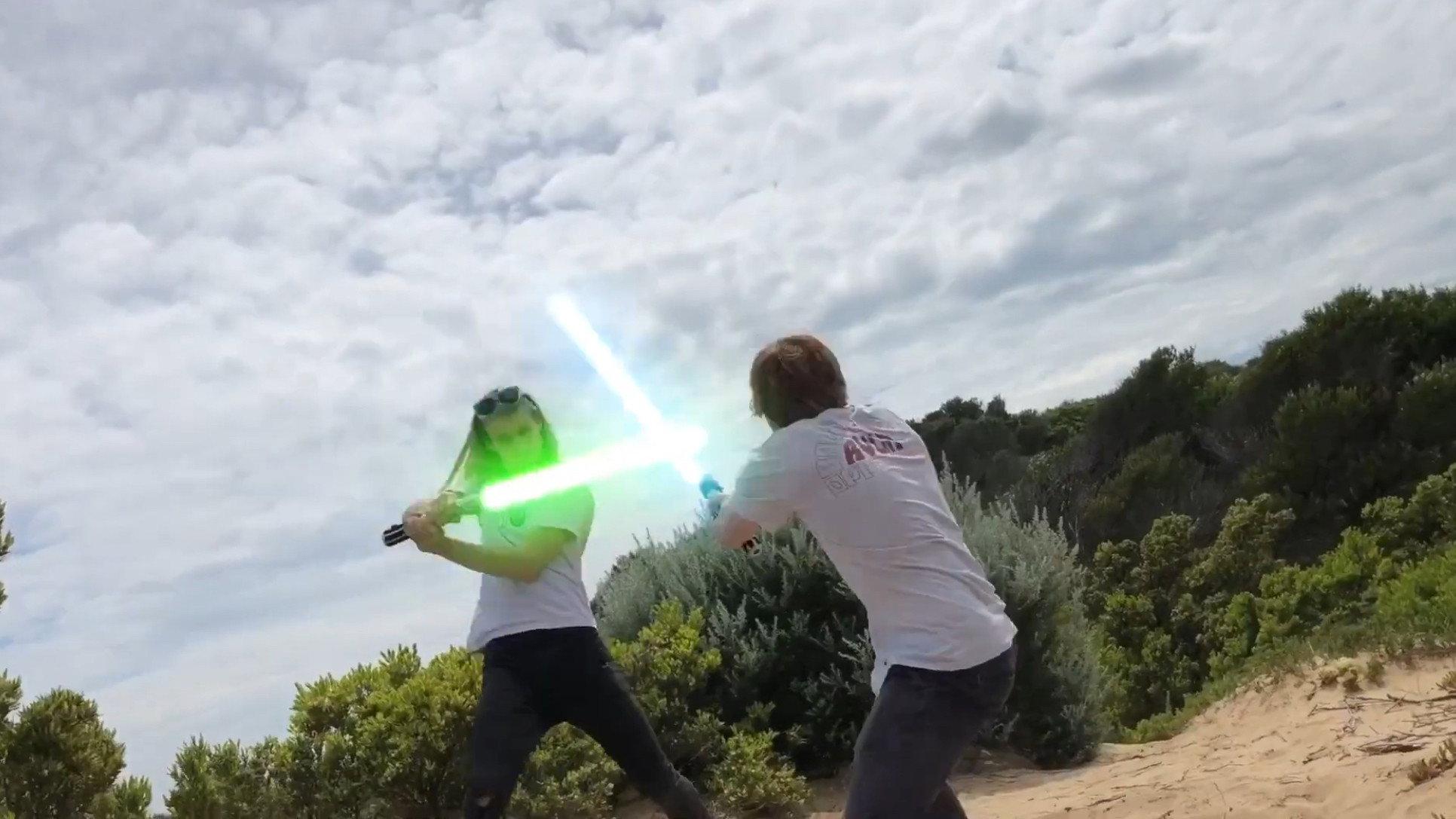 Aussie StarWars 2! 2022 movie scene