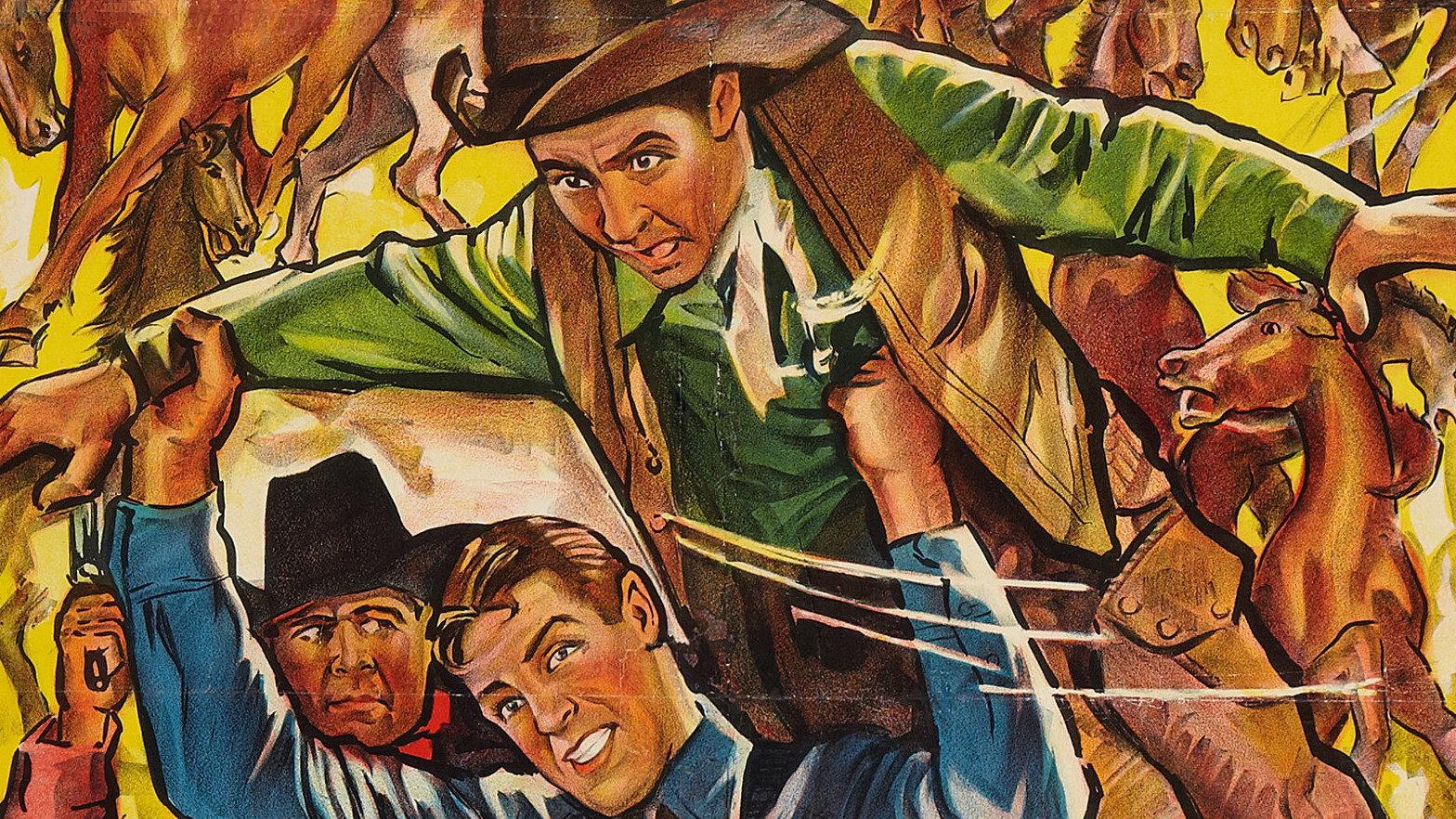 Wild Horse Round-Up 1936 movie scene