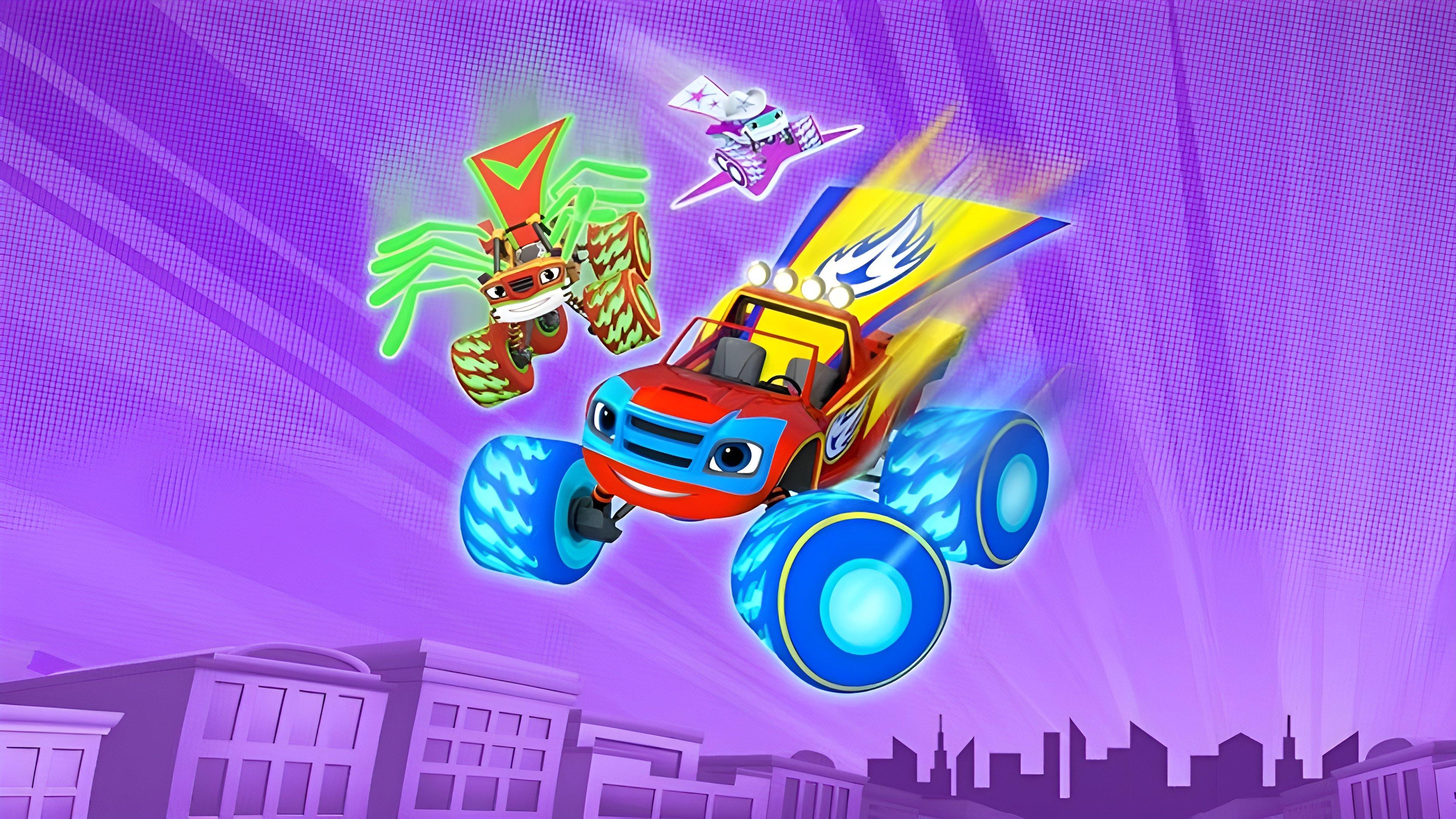 Blaze and the Monster Machines: Super Wheels 2025 movie scene