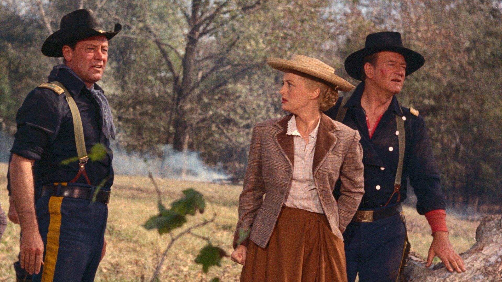 The Horse Soldiers 1959 movie scene