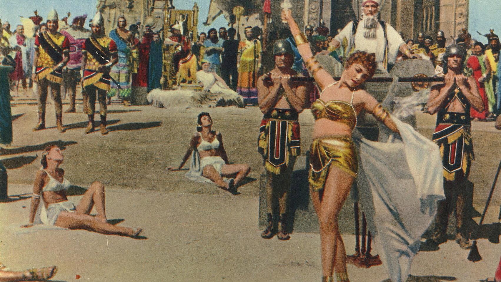 The Queen of Babylon 1954 movie scene