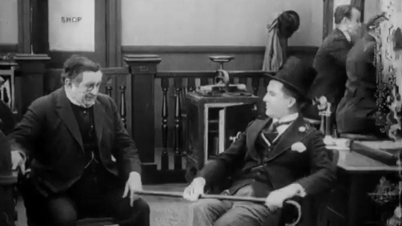 Knights of a Bathtub 1916 movie scene