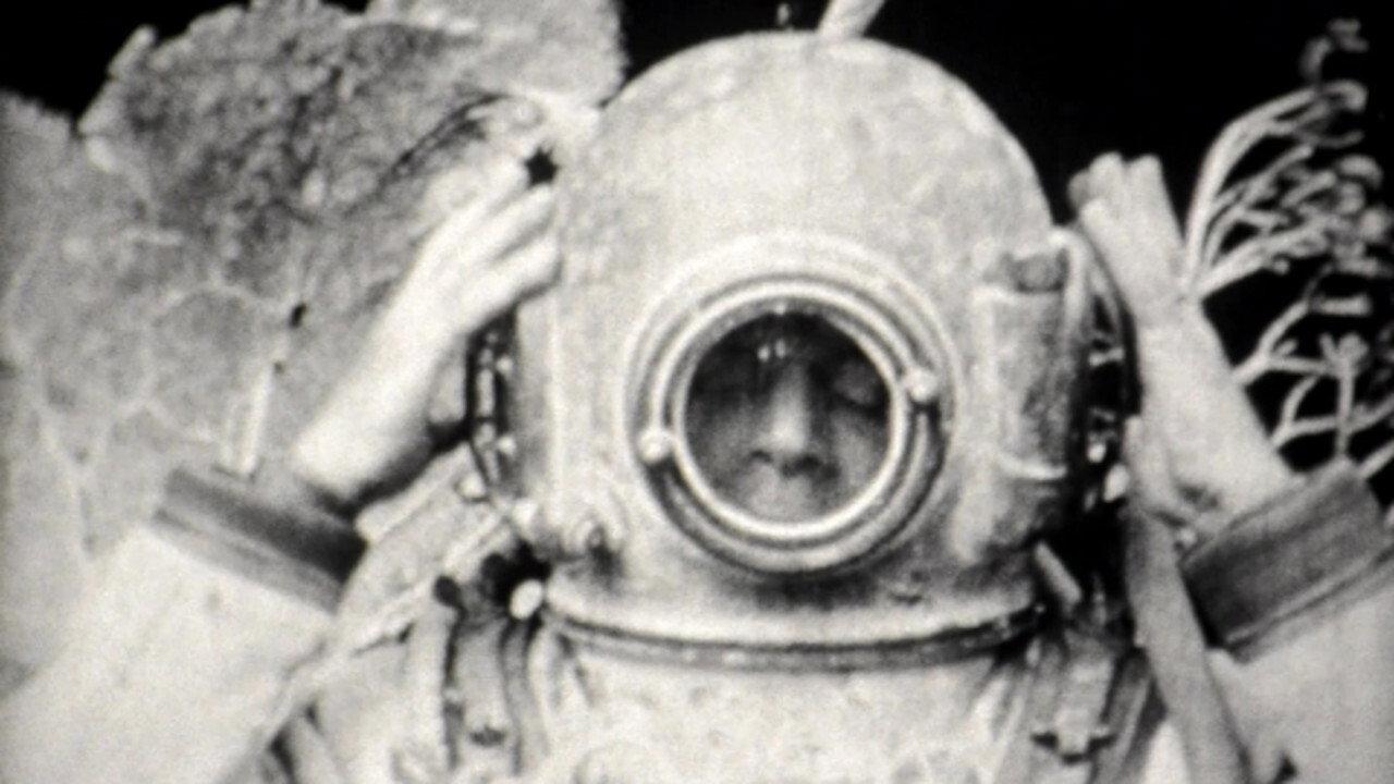Out of the Deep 1912 movie scene