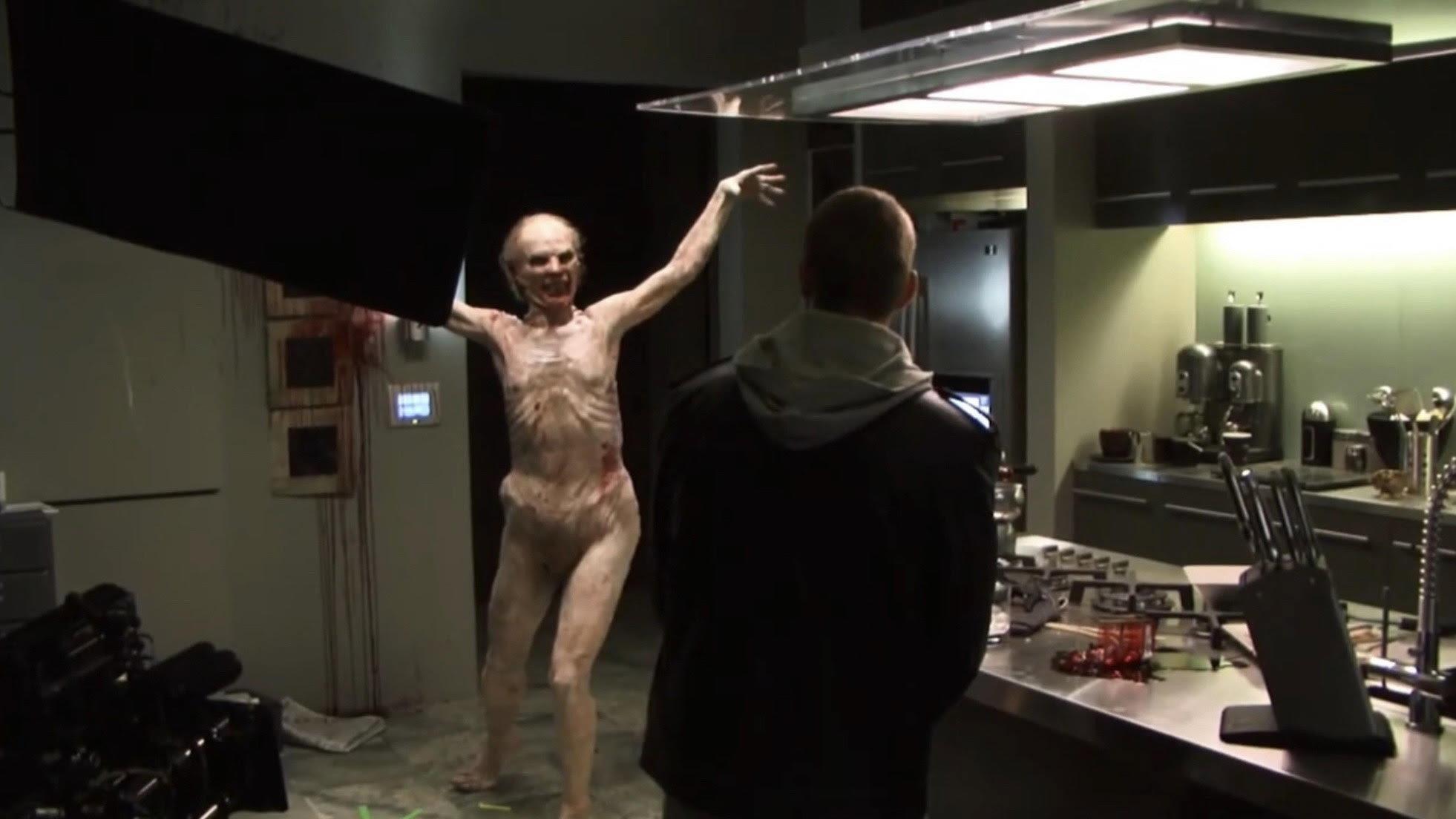 The Making of Daybreakers 2010 movie scene