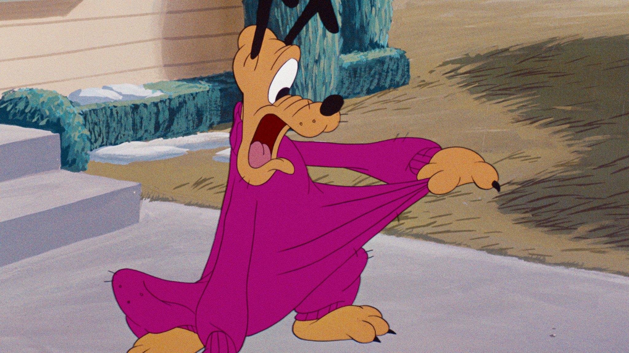 Pluto's Sweater 1949 movie scene