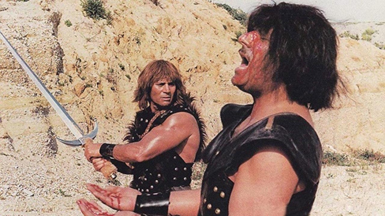 Gunan, King of the Barbarians 1982 movie scene