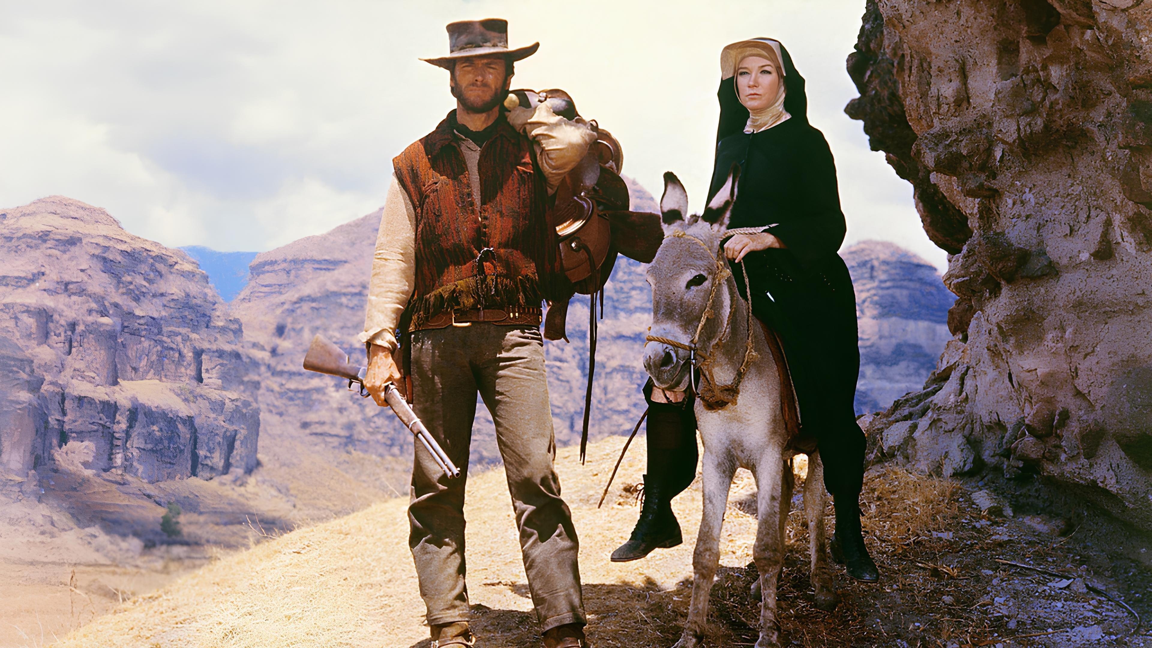 Two Mules for Sister Sara 1970 movie scene