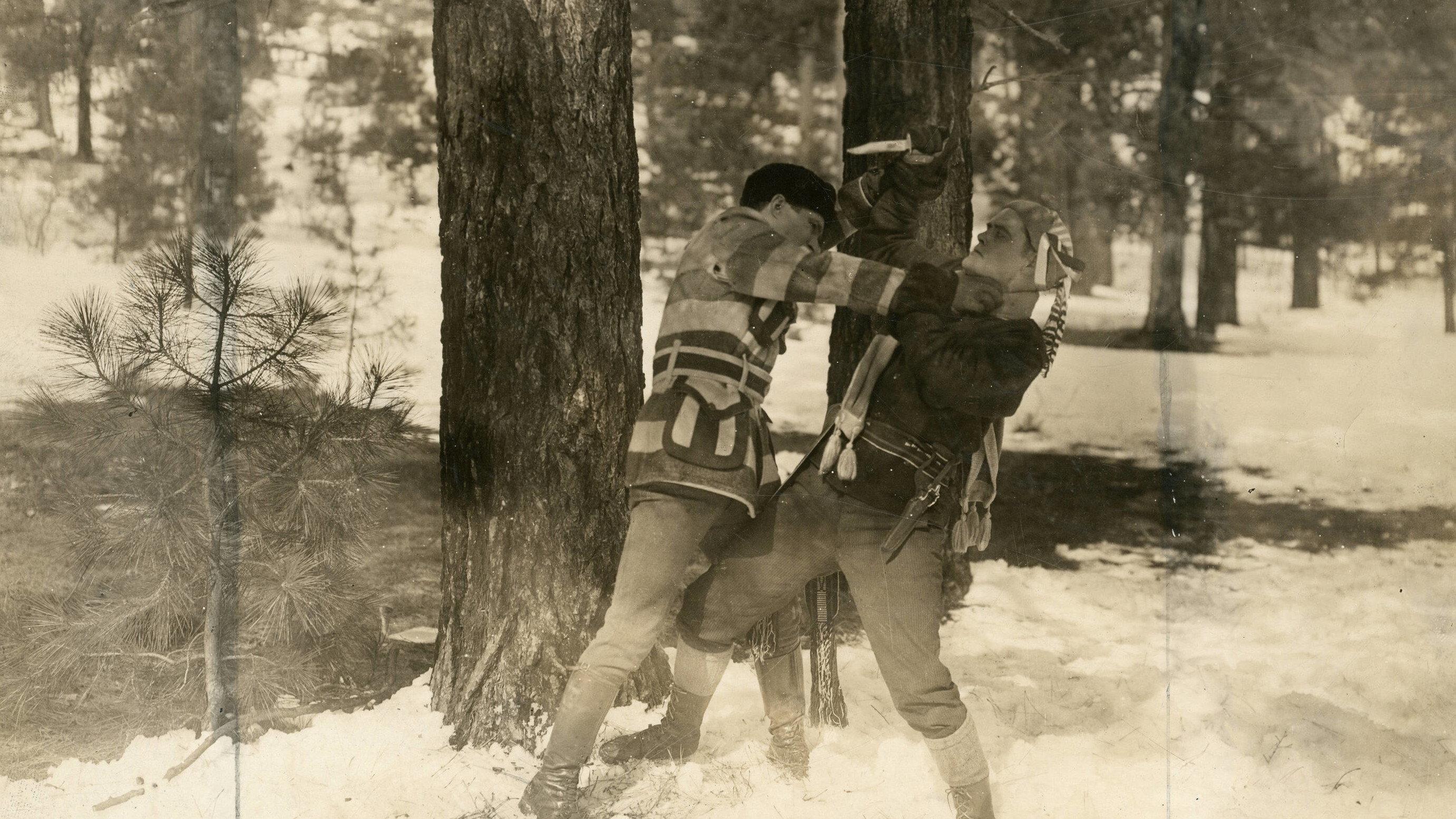 The Wilderness Trail 1919 movie scene