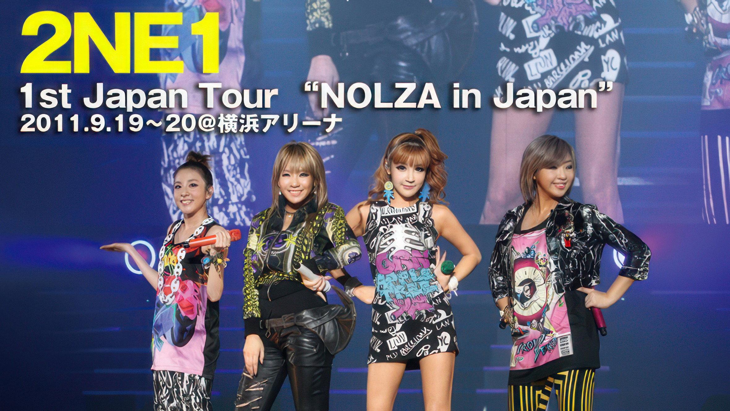 2NE1 1st Japan Tour "NOLZA in Japan" 2012 movie scene
