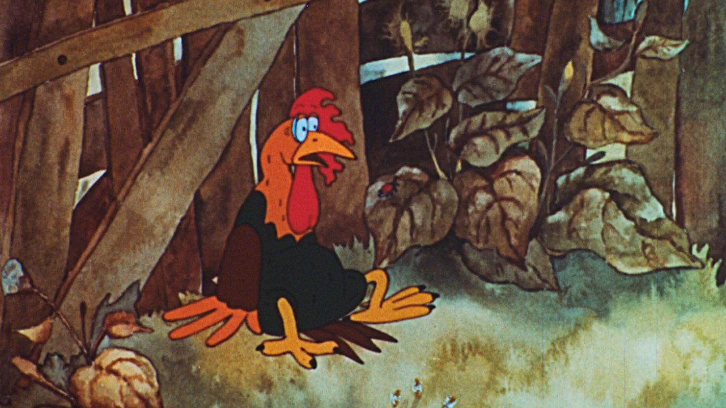 At dawn in the courtyard 1985 movie scene