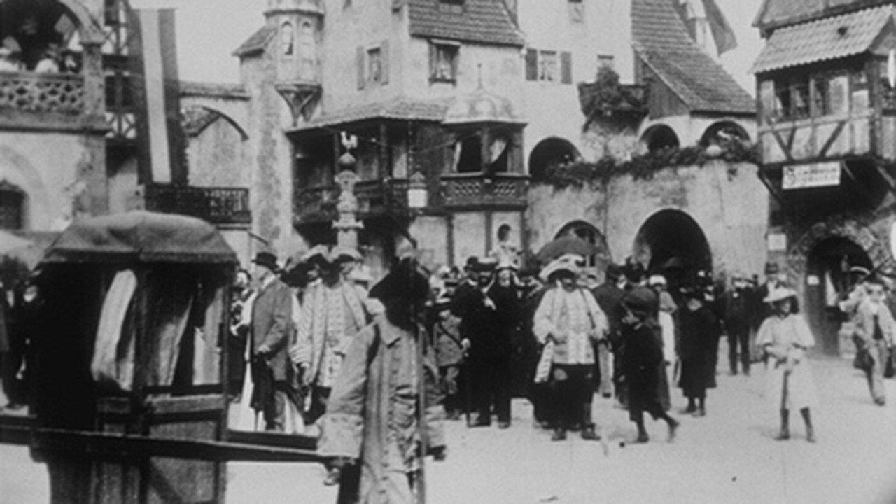 Dresde, vieux quartier à l'Exposition 1896 movie scene