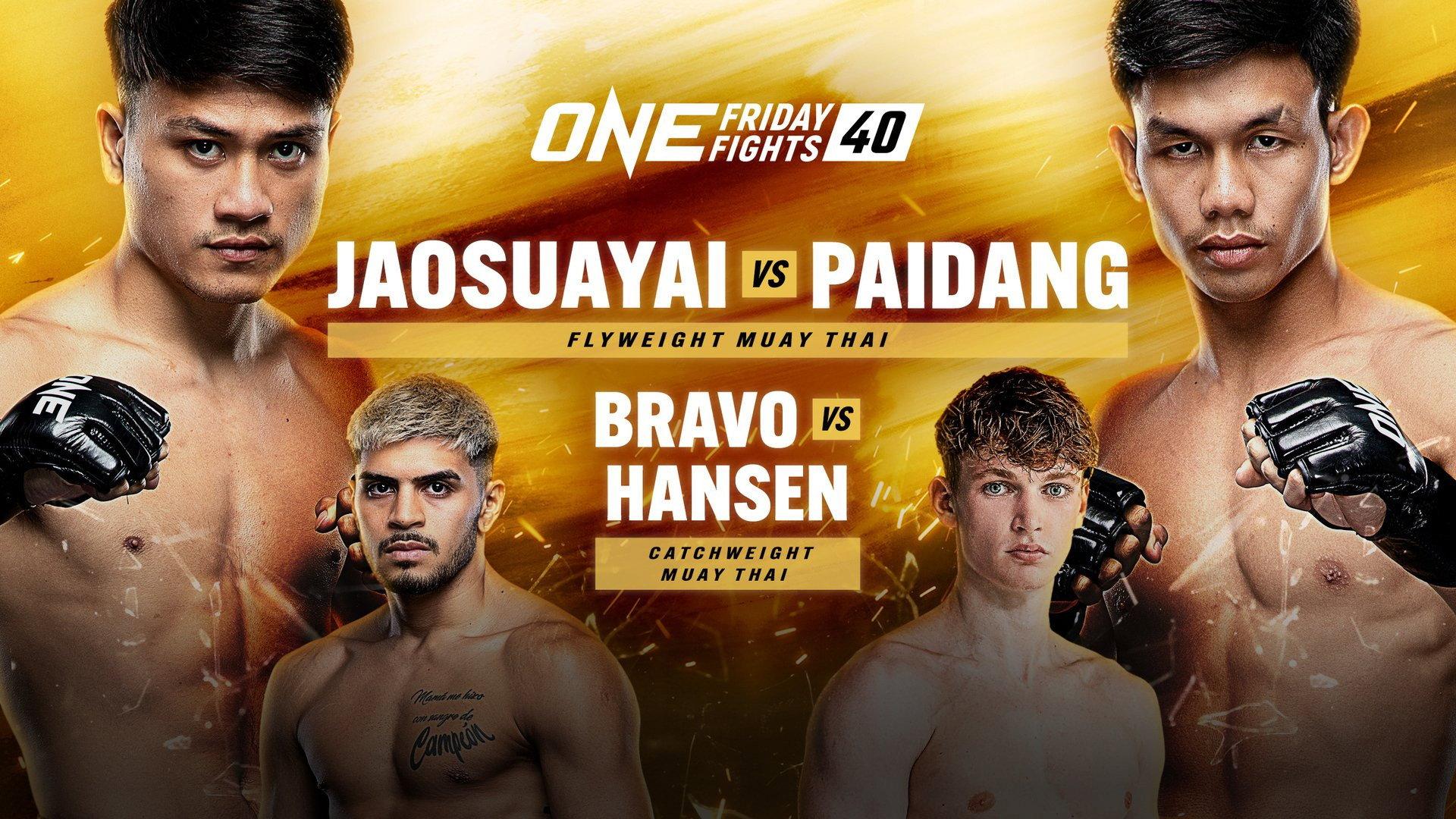 ONE Friday Fights 40: Jaosuayai vs. Paidang 2023 movie scene