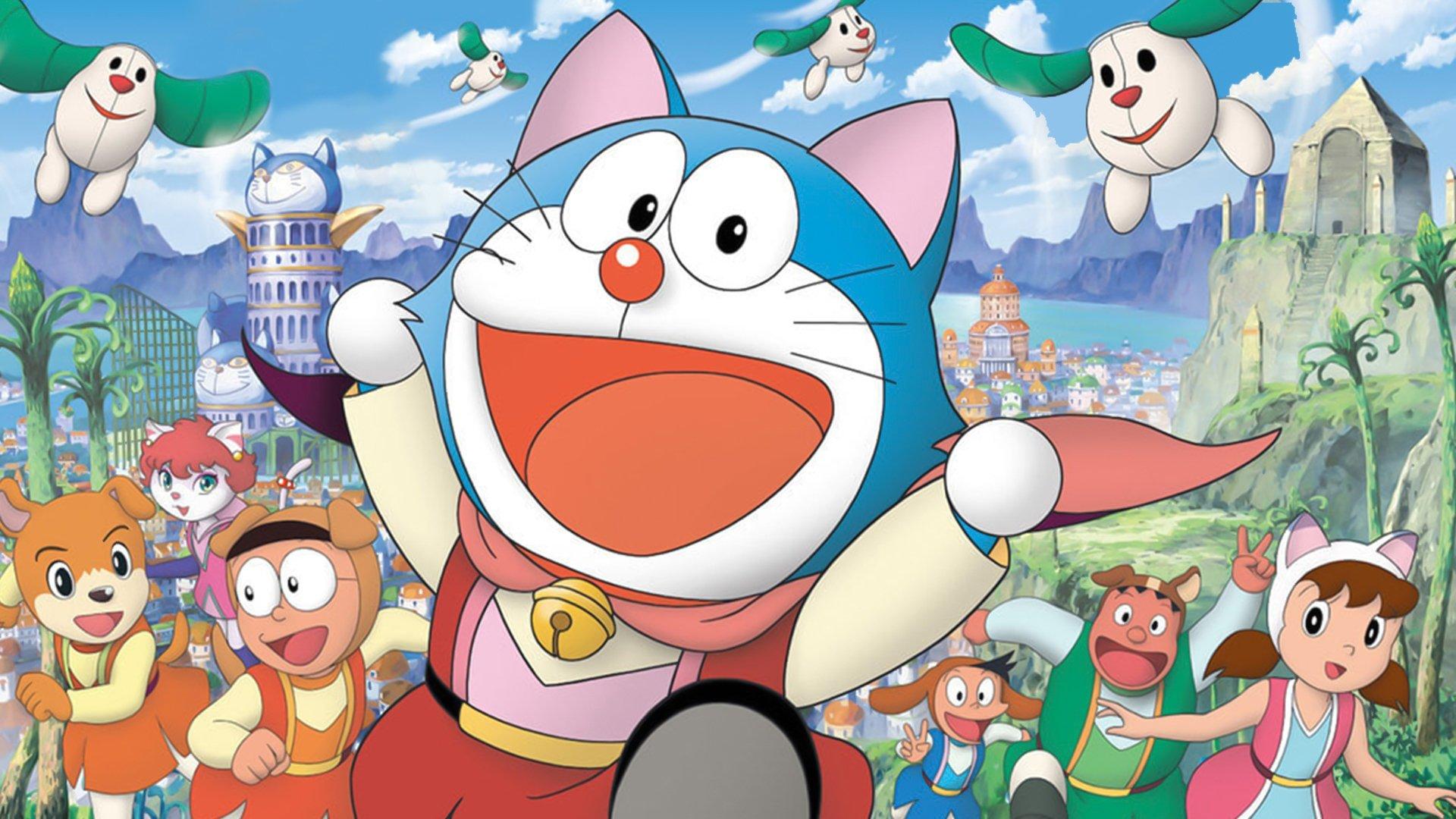 Doraemon: Nobita in the Wan-Nyan Spacetime Odyssey 2004 movie scene