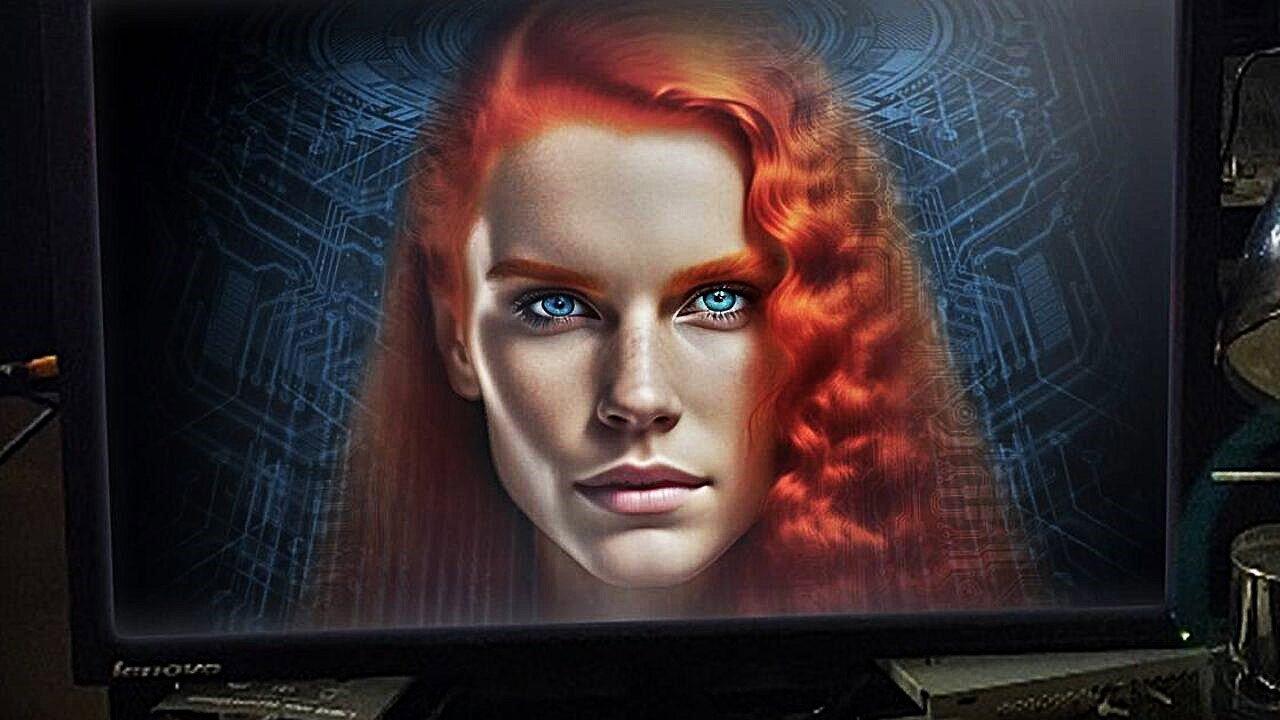 AIMEE. The Visitor 2023 movie scene