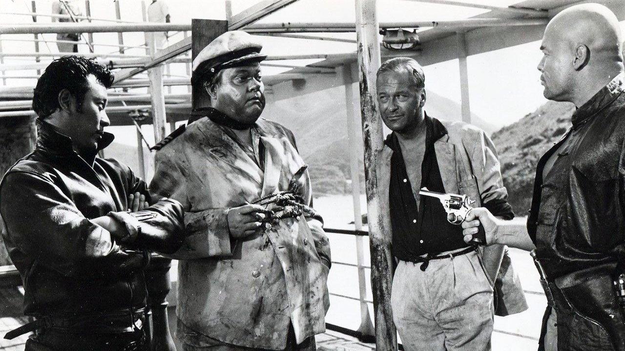 Ferry to Hong Kong 1959 movie scene