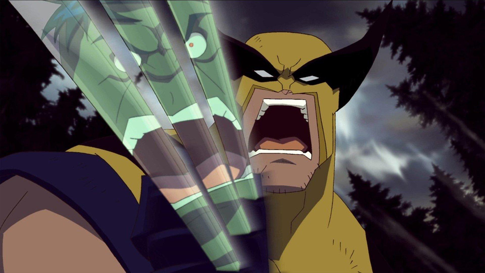 Hulk vs. Wolverine 2009 movie scene