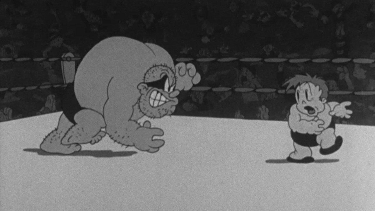 Rasslin' Round 1934 movie scene