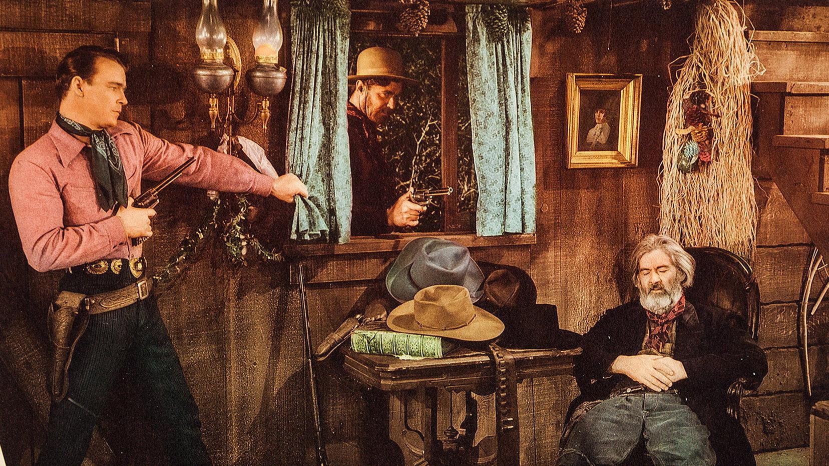 In Old Cheyenne 1941 movie scene