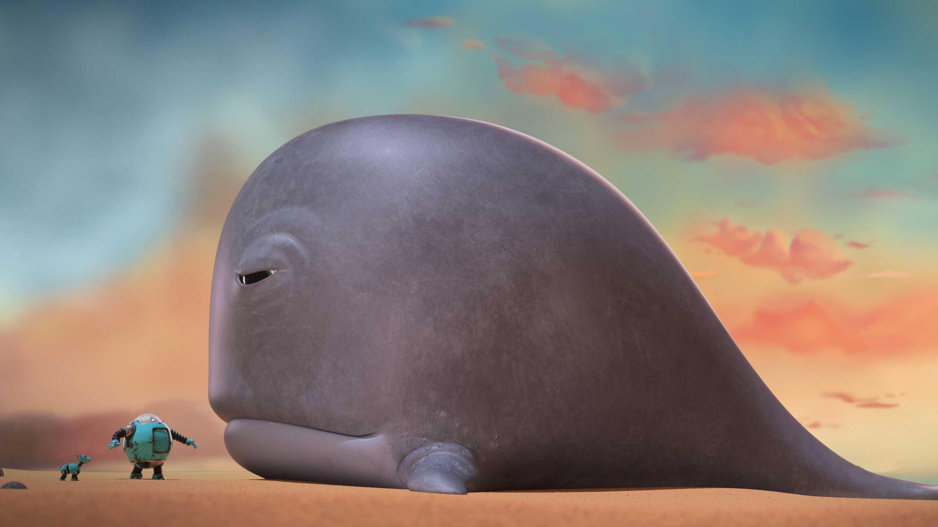 Robot & the Whale 2018 movie scene