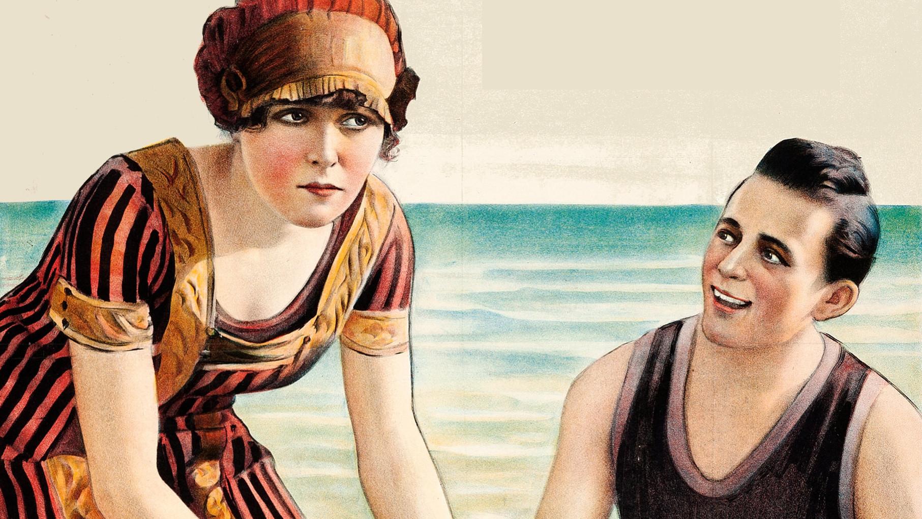 While Father Telephoned 1915 movie scene