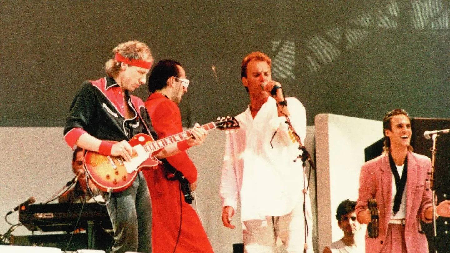 Dire Straits at Live Aid 1985 movie scene