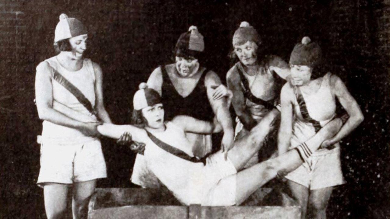 Up in Mary's Attic 1920 movie scene